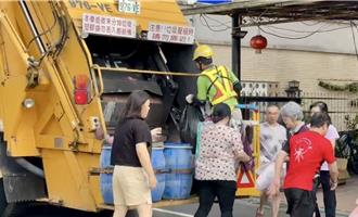 勸男子先垃圾分類再丟！ 竹山清潔隊員竟遭潑廚餘毆打