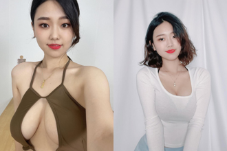 韩国网红台湾野溪泡汤 辣秀「超凶车头灯」羞喊：家人不要看