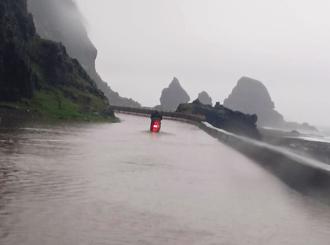 影》大雨釀災！蘭嶼積水如舟行、大王村排水不良