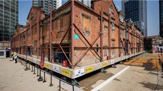 上海張園「華嚴里」搬家 靠432個機器人「走」回原位