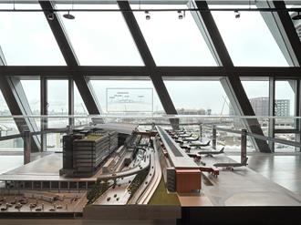 桃园机场第三航厦模型曝光 参考千张设计图3D列印打造