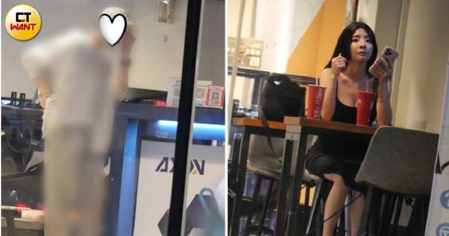 玩了近一個小時,男友起身付錢,艾融則在一旁的休息區等候。(圖/本刊攝影組)