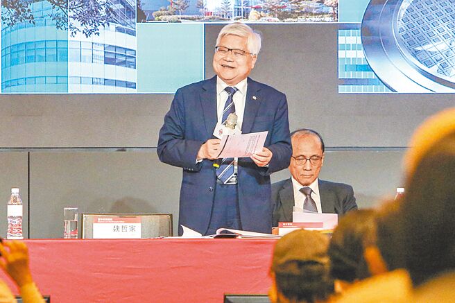 台积电3日举办股东会，董事长魏哲家首次主持。（陈麒全摄）