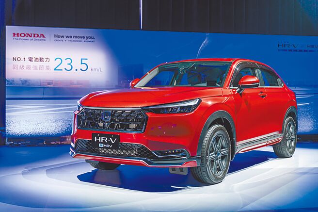 HR-V车系新增搭载AVM环景辅助系统的e:HEV Prestige SUPER EDITION车型，预接单价98.9万元。（台湾本田提供）