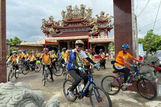 全台响应「世界自行车日」活动 车友接力横跨山海圳大圳之路到台江内海
