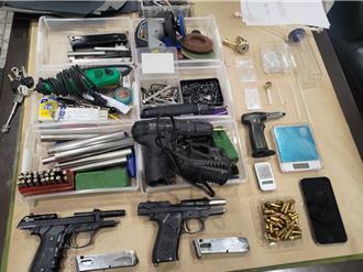 新北毒蟲為防身  網路自學造「非法槍械改造工廠」遭逮