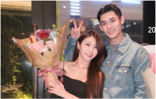 陈奕的未婚妻纪曦晨疑似怀孕。(图/IG@c.cc__5)