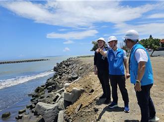 高雄汕尾炉济殿堤岸掏空严重 海洋局承诺月底投放250消波块