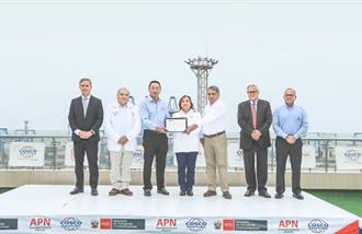 秘魯總統頒證  錢凱港正式投運 年創 45億美元經濟效益