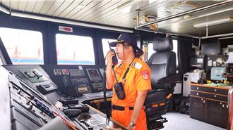 海巡大副化身女海盜船長 表現優異展現兩性平權具體實踐