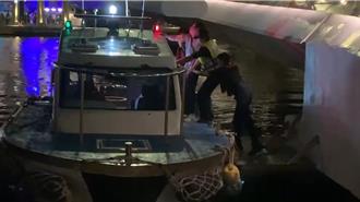 高雄酒醉男吵架氣不過墜海 員警快速救援無大礙