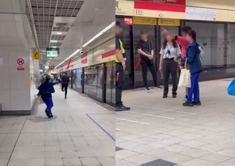 北捷世貿站乘客口角追逐！ 電扶梯站位爭議竟罵人「智障」