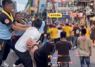 台北迎城隍遶境格斗杯　「虎仔、安娜」街头出没