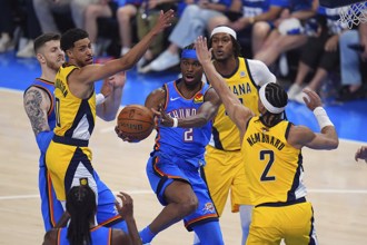 NBA Final》亞歷山大再轟34分 雷霆不給溜馬逆轉扳成1平