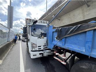 彰化台76林厝交流道6車連環撞    3人受傷送醫   現場慘狀曝