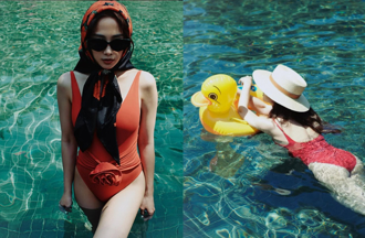 鬼鬼红色泳装晒辣妈身材 抱女儿同框网暴动「本尊终于现身」