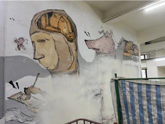 百年市場文青牆畫突遭毀！ 市府急喊卡將研議保存