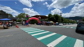 摆脱「行人地狱」！埔里斥资925万元增设标线型人行道