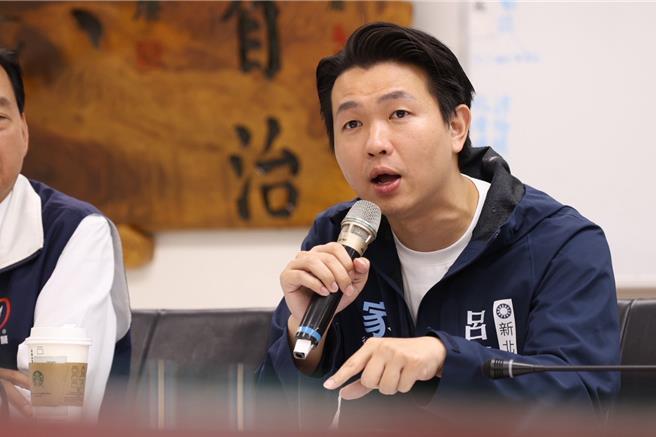 國民黨議員呂家愷痛批，民進黨黨團根本無心市政。（黨團提供）