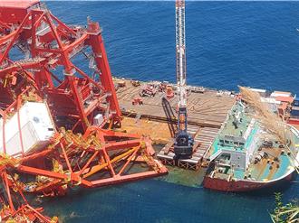 野柳擱淺貨輪移除倒數 陳世凱：預計8月底前完成船體作業