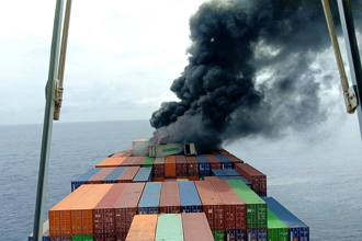 万海货轮爆炸台人失踪 2船员「40％烧伤」严重伤势曝