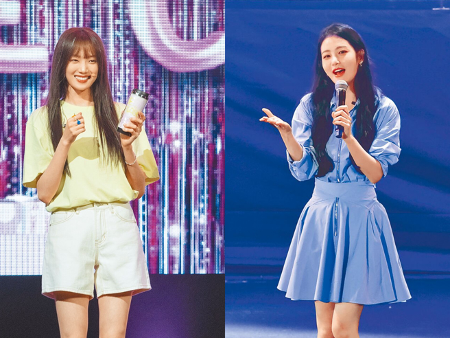 兩大韓劇女神見面會選定三重體育館。（左：Applewood Taiwan提供／右：本報資料照）