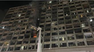 高雄七賢大樓暗夜大火6住戶送醫 曾遭舉發36次挨罰96萬