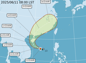 今年首颱「蝴蝶」生成 上看中度颱風 最新動向曝