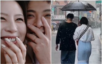 連晨翔成寵妻魔人！為劉品言1願望冒大雨護送 背影甜翻