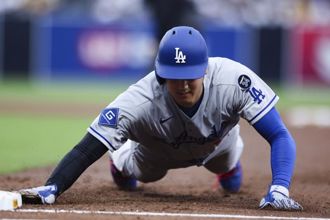 MLB》道奇慘敗恐跌下王座 大谷延續安打場次成功