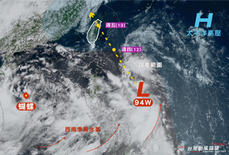 熱低壓將生成可能登陸 成颱機率曝「像水球砸向台灣」