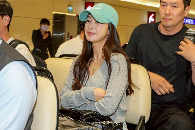 金泰希相隔13年来台，女神风范依旧。（陈麒全摄）