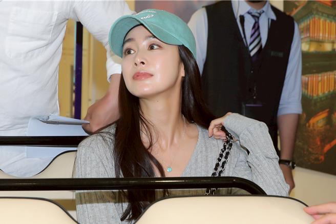 金泰希是演艺圈中的着名冻龄女神。（陈麒全摄）