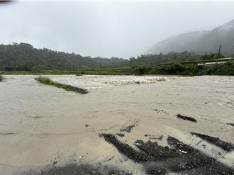 花蓮南區大雨不斷 富里2大橋便道緊急封閉