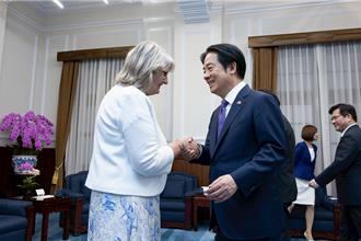 會見賴清德 法議會友台小組：支持台灣和平就是支持世界和平