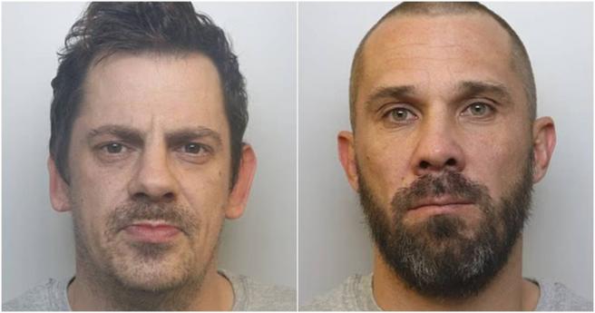 馬克‧羅伯茨（左）和大衛‧加蘭德（右）因誤認友人是一名戀童性侵犯，共謀將他殺害後棄屍。（圖／翻攝Avon & Somerset Police）