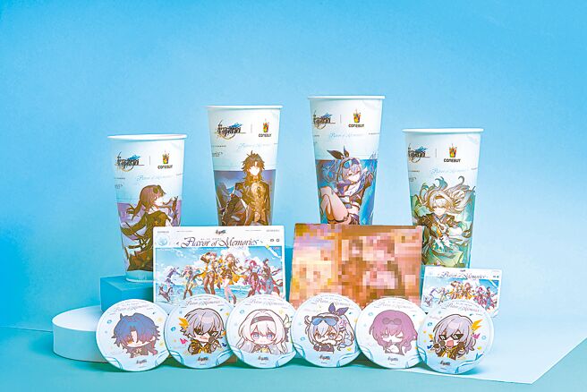 抢攻夏季手摇市场，COMEBUY荔枝系列联名角色扮演游戏「崩坏：星穹铁道」推出4款饮品荔枝玉露、荔枝玉露椰果、玉荷冰绿晶球、玉荷冰绿椰果（见图）。6月16日至7月16日至全台COMEBUY门市购买联名饮品即赠游戏虚宝卡，任3杯以上可再获得明信片及角色杯垫，数量有限，随机赠完为止。（COMEBUY提供）