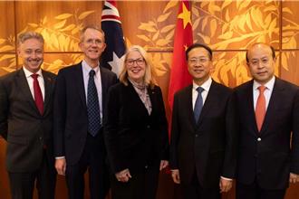 陸副外長馬朝旭訪澳   舉行中澳外交部政治磋商