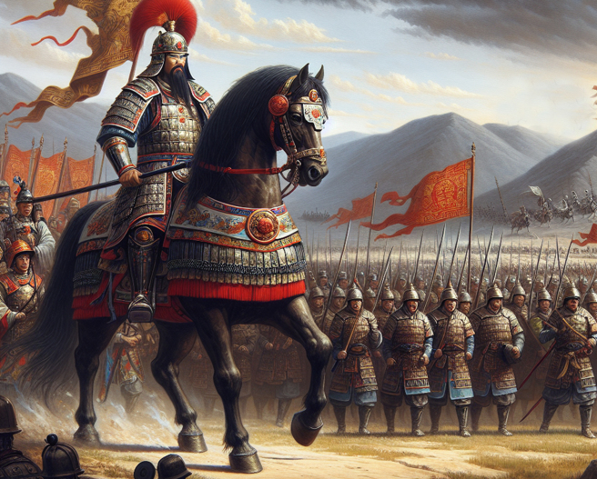 汉武帝善用天时，专挑匈奴最虚弱的春天出兵，一举重创敌军根基。（示意图／AI生成图）