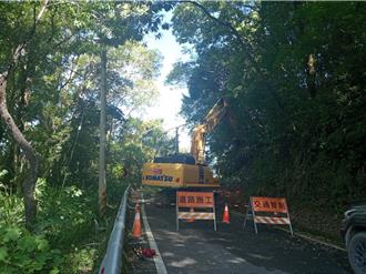 南橫梅山路段路基崩塌封閉搶修 預計6／17搶通
