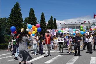 罷傅行動升溫？「民主行動隊」直搗花蓮縣府 藍營批作秀