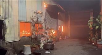 仁德工厂16小时内2度起火 出动130名警义消灭火