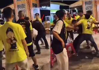 三峡庙会惊见「偷拍狼」 引爆眾怒惨遭群殴 2嫌遭警逮