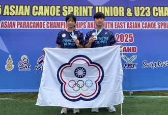 輕艇》亞洲競速青少年賽 謝家承與曾俐芩替中華隊再摘銀