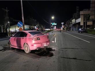 自小客與機車嚴重碰撞 50歲男騎士傷重慘死
