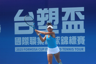 台塑盃女網賽》直落二打退種子 盧曼琳首闖會內