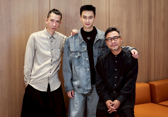 周汶儒（左起）、劉冠廷、李子俊一同出席電影首映會。（陳俊吉攝）