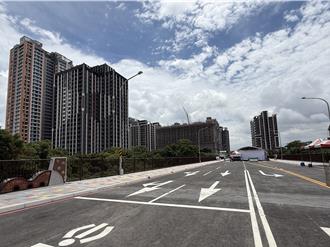 跨越6層樓高深谷 機捷A7站「牛角坡橋」聯外道路通車