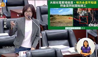 大樹光電場爭議延燒  綠自家人怒轟高市府：顢頇傲慢