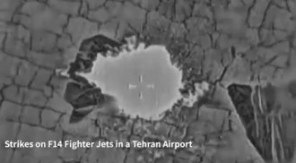 雄貓迷哭暈！以色列摧毀伊朗稀有的F-14戰機